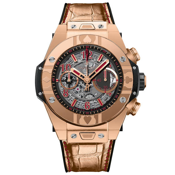 Replica Hublot BIG BANG UNICO WORLD POKER TOUR® KING GOLD 411.OX.1180.LR.WPT15 replica Watch